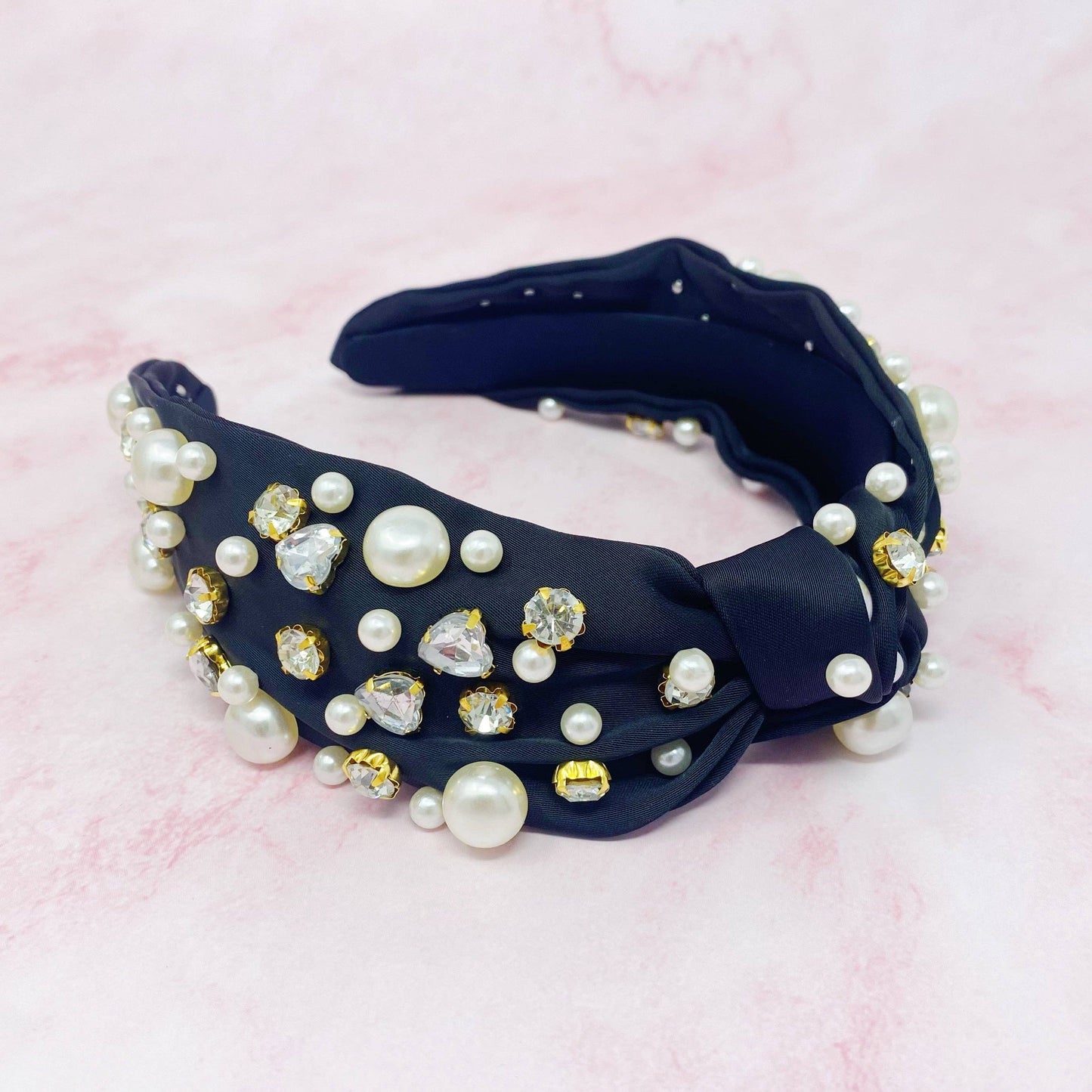 My Winslet Jeweled Satin Headband