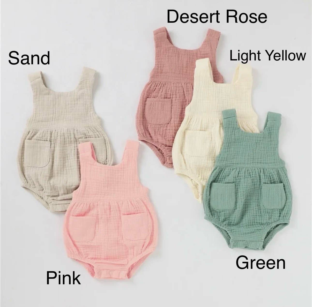 Muslin Cloth Baby Romper Dress