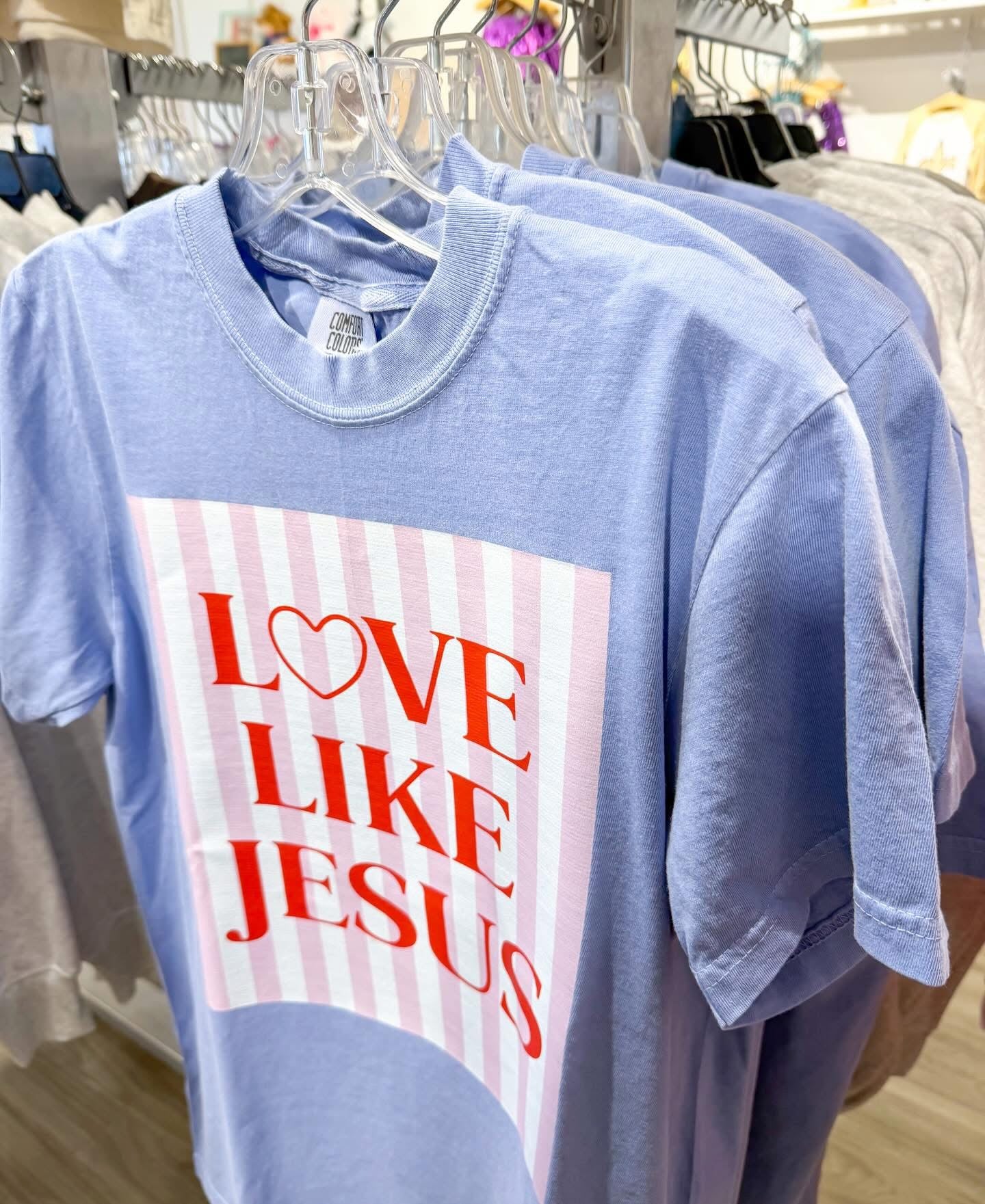 Love Like Jesus Striped Shirt