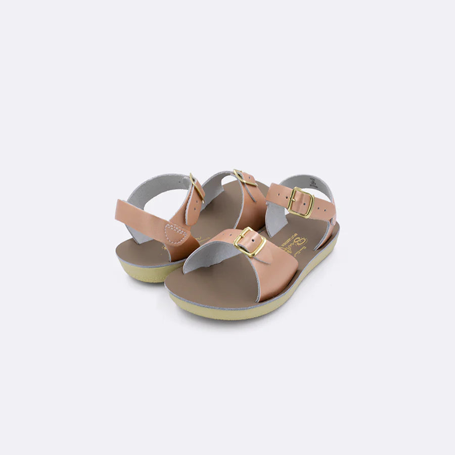 Sun-Sand Saltwater Sandals (rose gold)