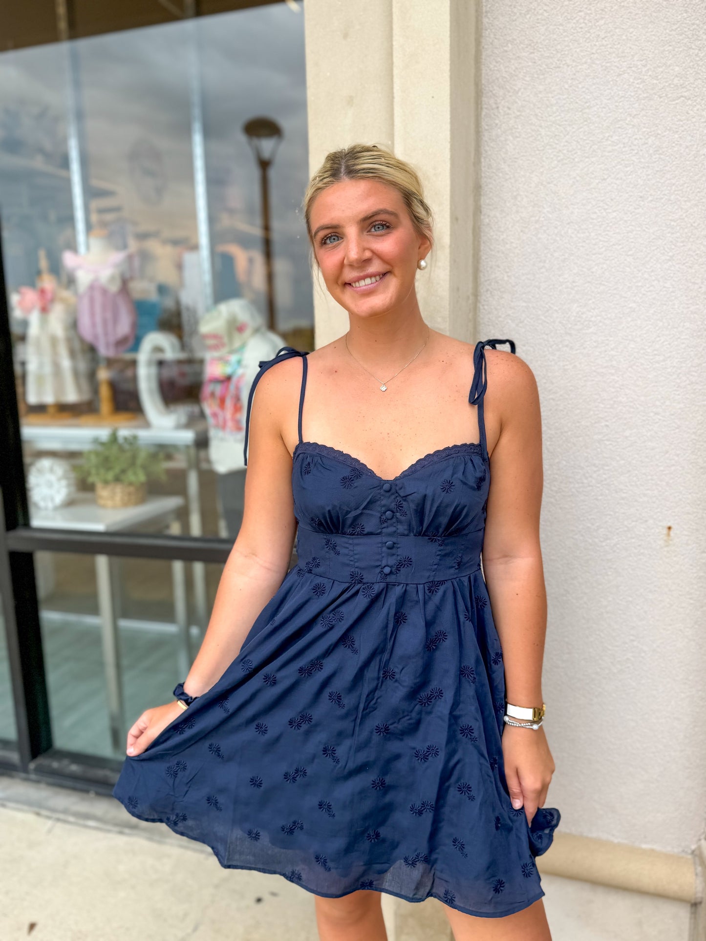 Navy Blue Dress