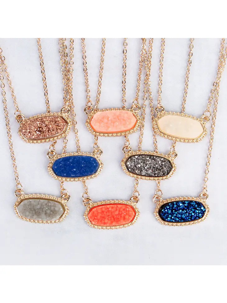 Druzy Necklace Set