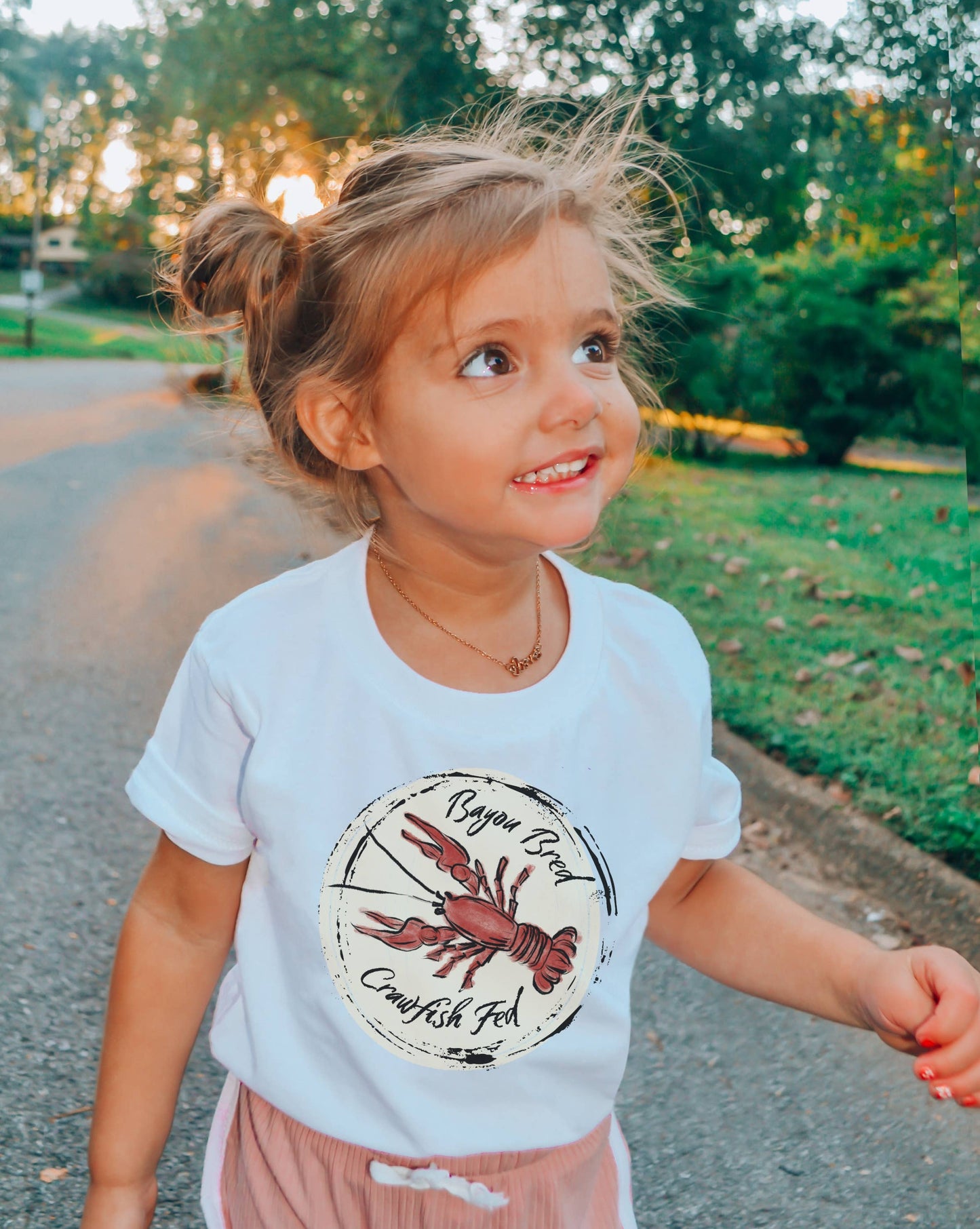 Bayou Bred Crawfish Fed Cajun Toddler Tee