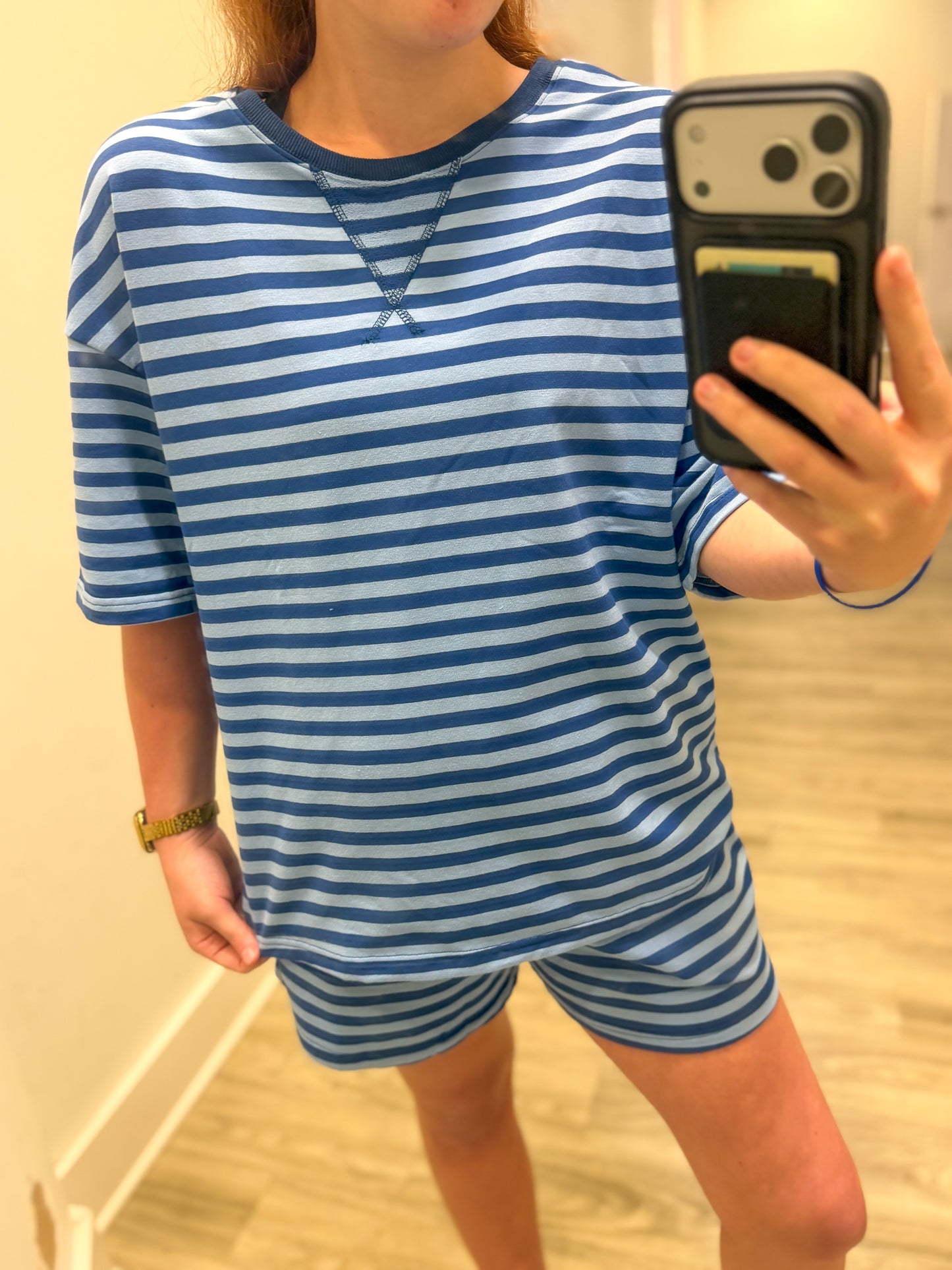 Blue Stripe set