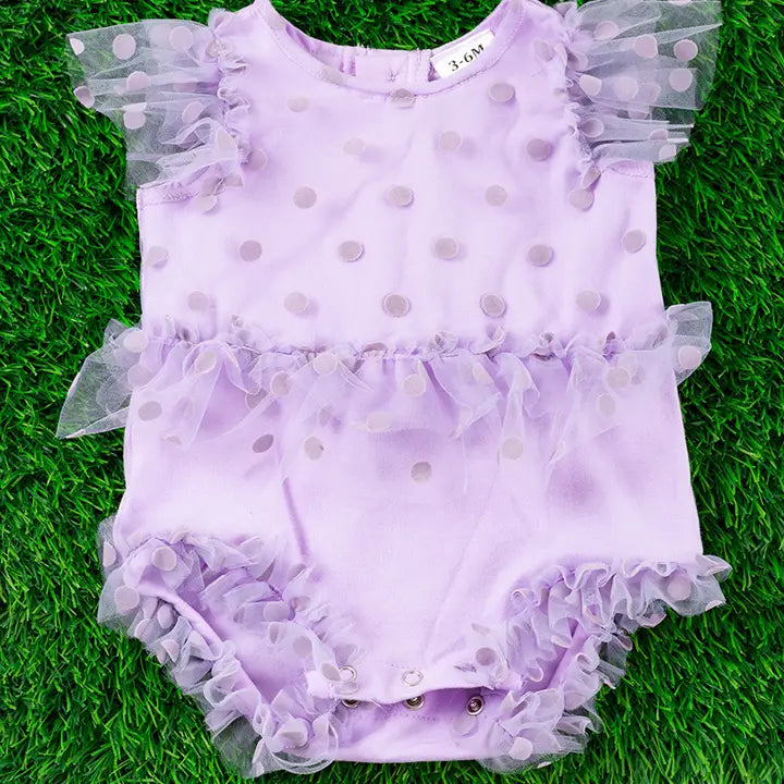 Polka Dot Sheer Onesie