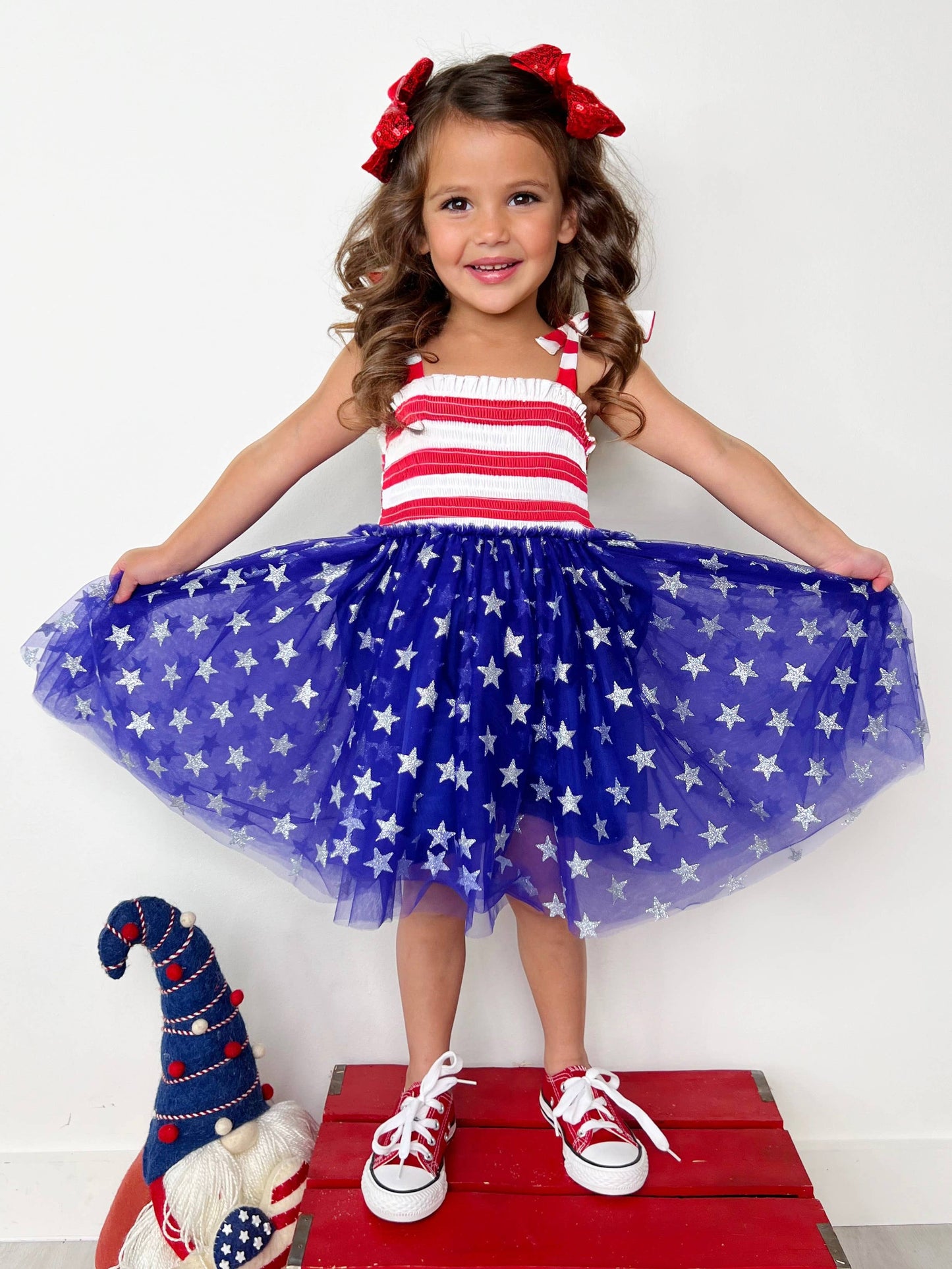 Twinkling Stars Smocked Tutu Dress