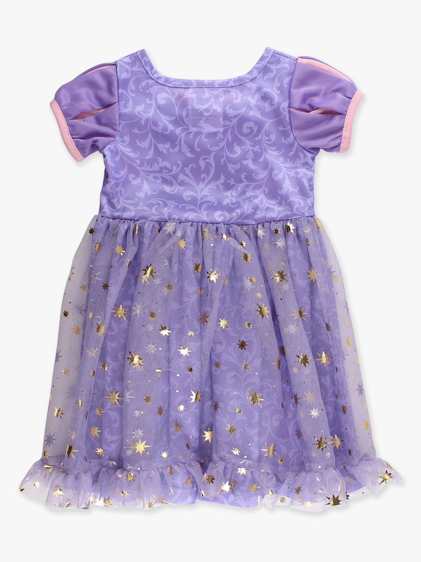 SoftSnooze™ Girls Amethyst Princess Bow Dress-Up Nightgown
