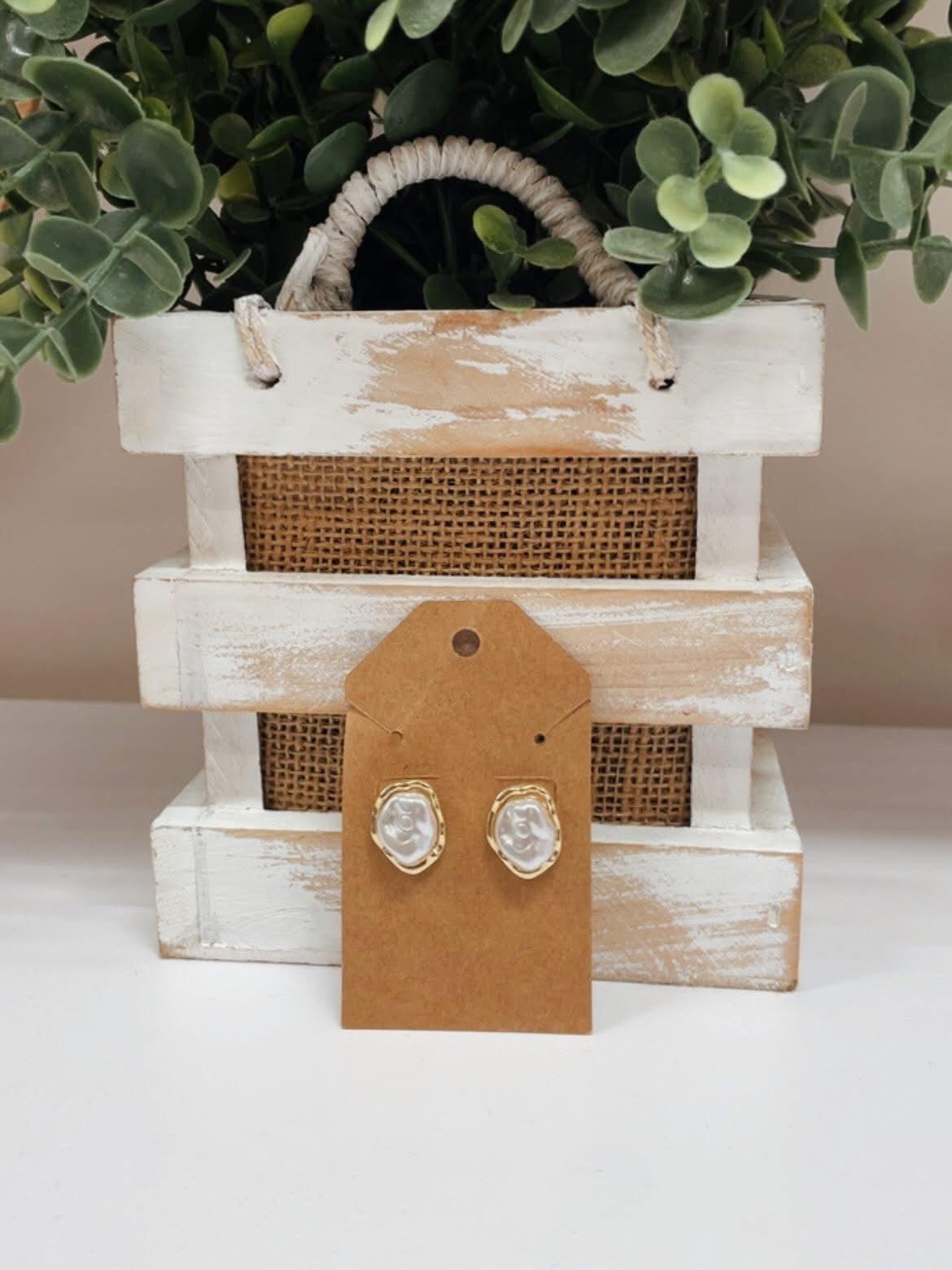 Oyster Stud Earrings