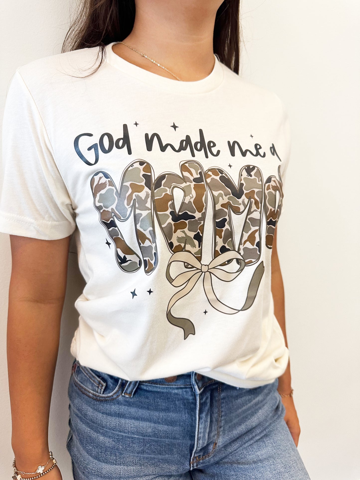 God Made Me A Mama Tee