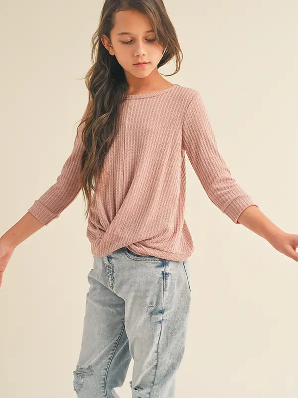 Harper Waffle Knit Top