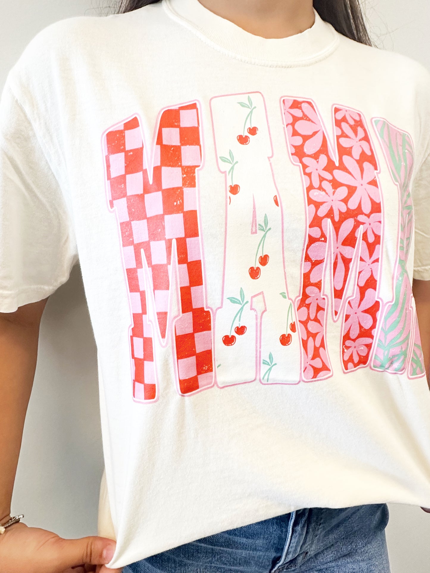MAMA Block Letter Comfort Color T-shirt