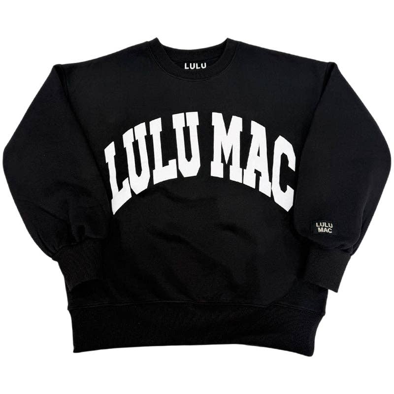 Lulu Mac Sweatshirt Black/White - Puff