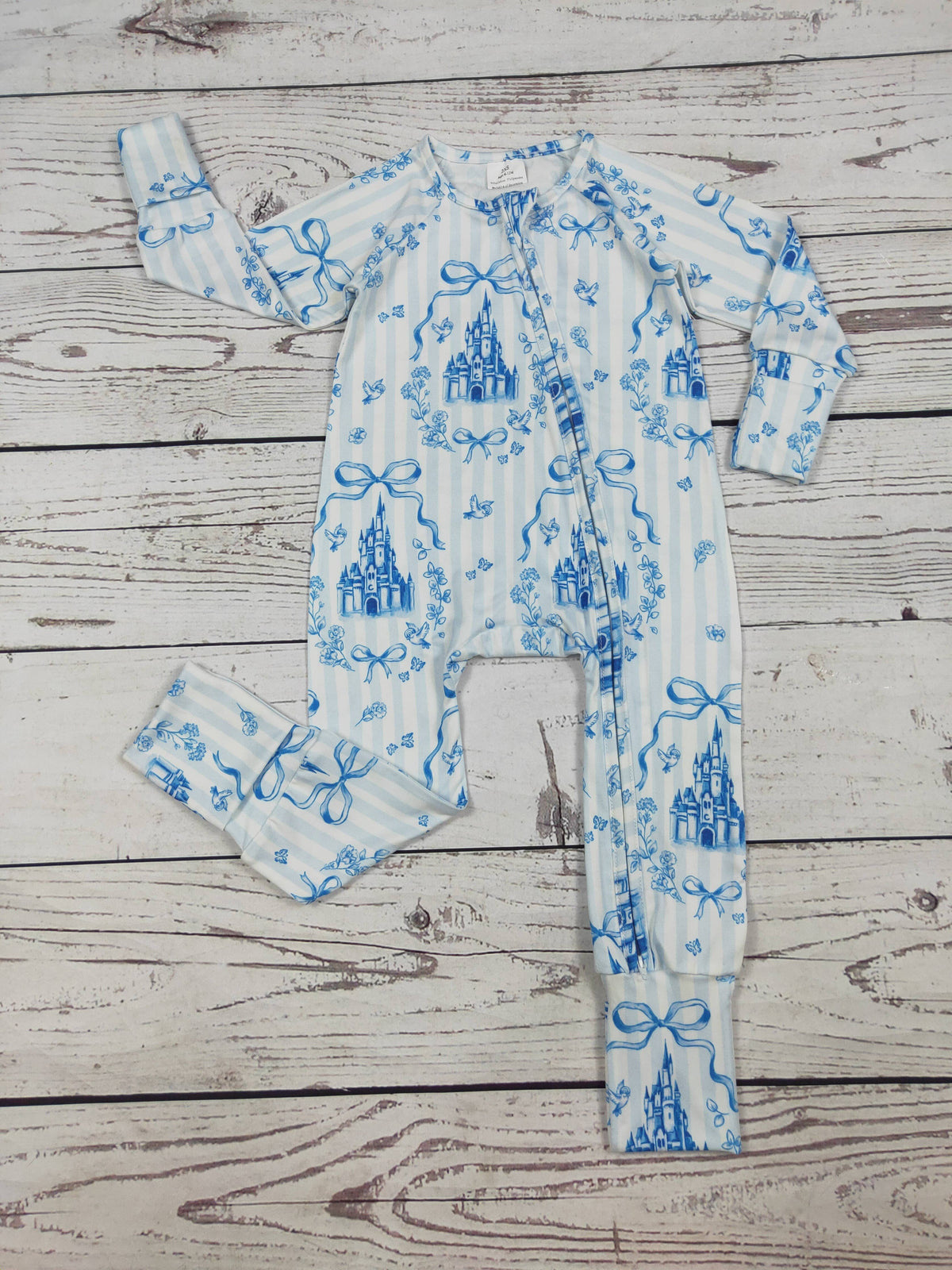 Baby Girls Bow Printed Sleeper