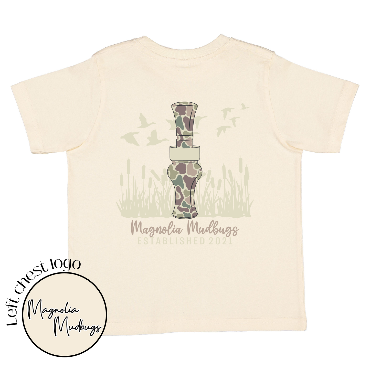 Camouflage Duck Call Kids T-Shirt | Hunting & Outdoors
