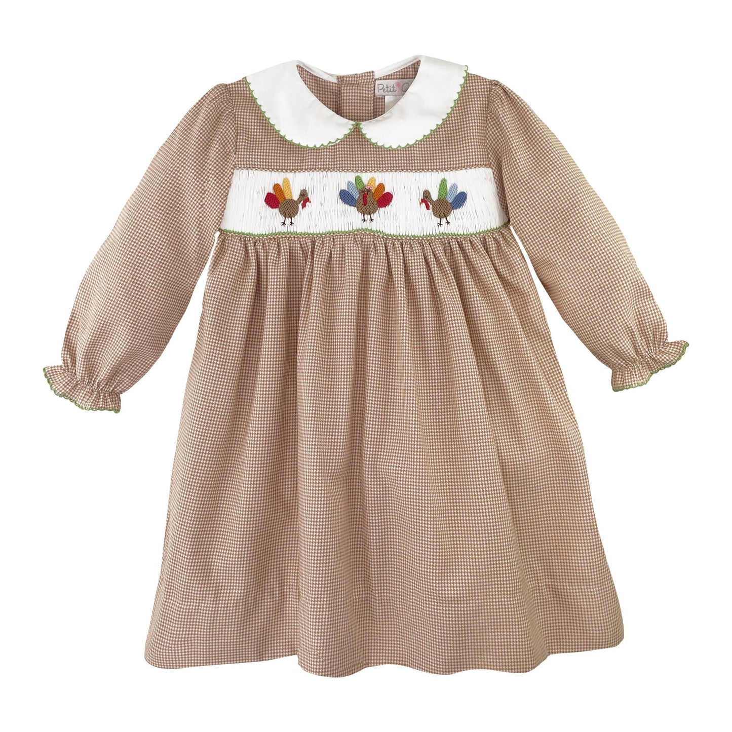 Turkey Hand Picture Smocked Dress