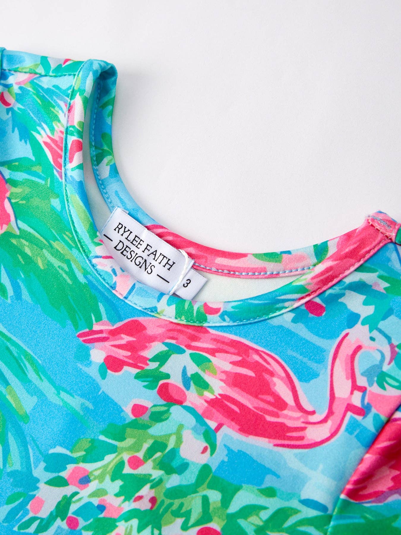 Summer Passion Flamingo Girls Dress