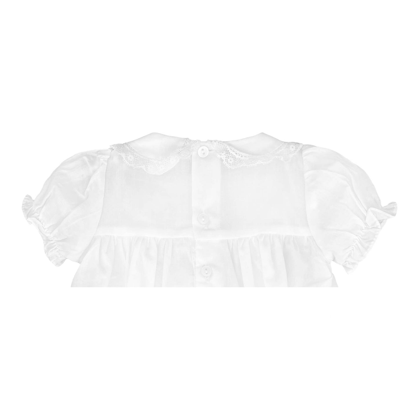 Fully Smocked Dress with Lace