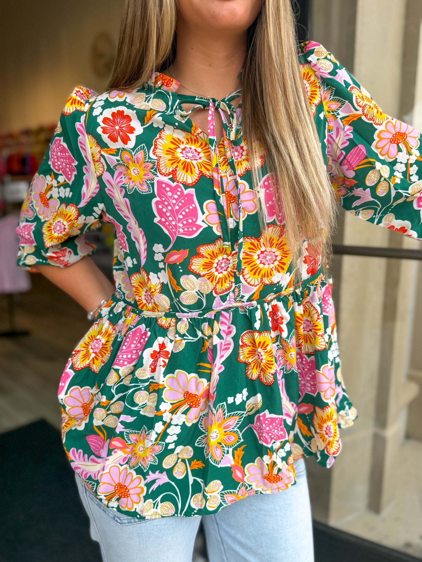 Green Floral