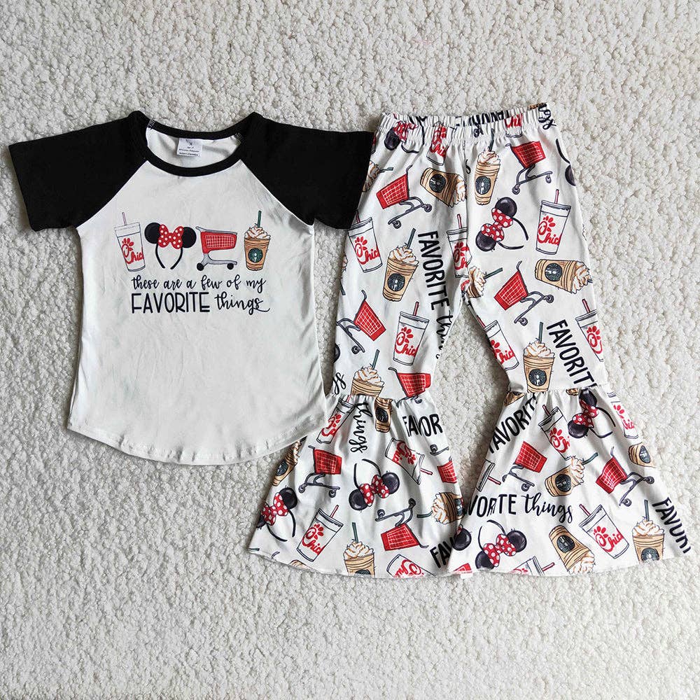 Black and White foodies bell set