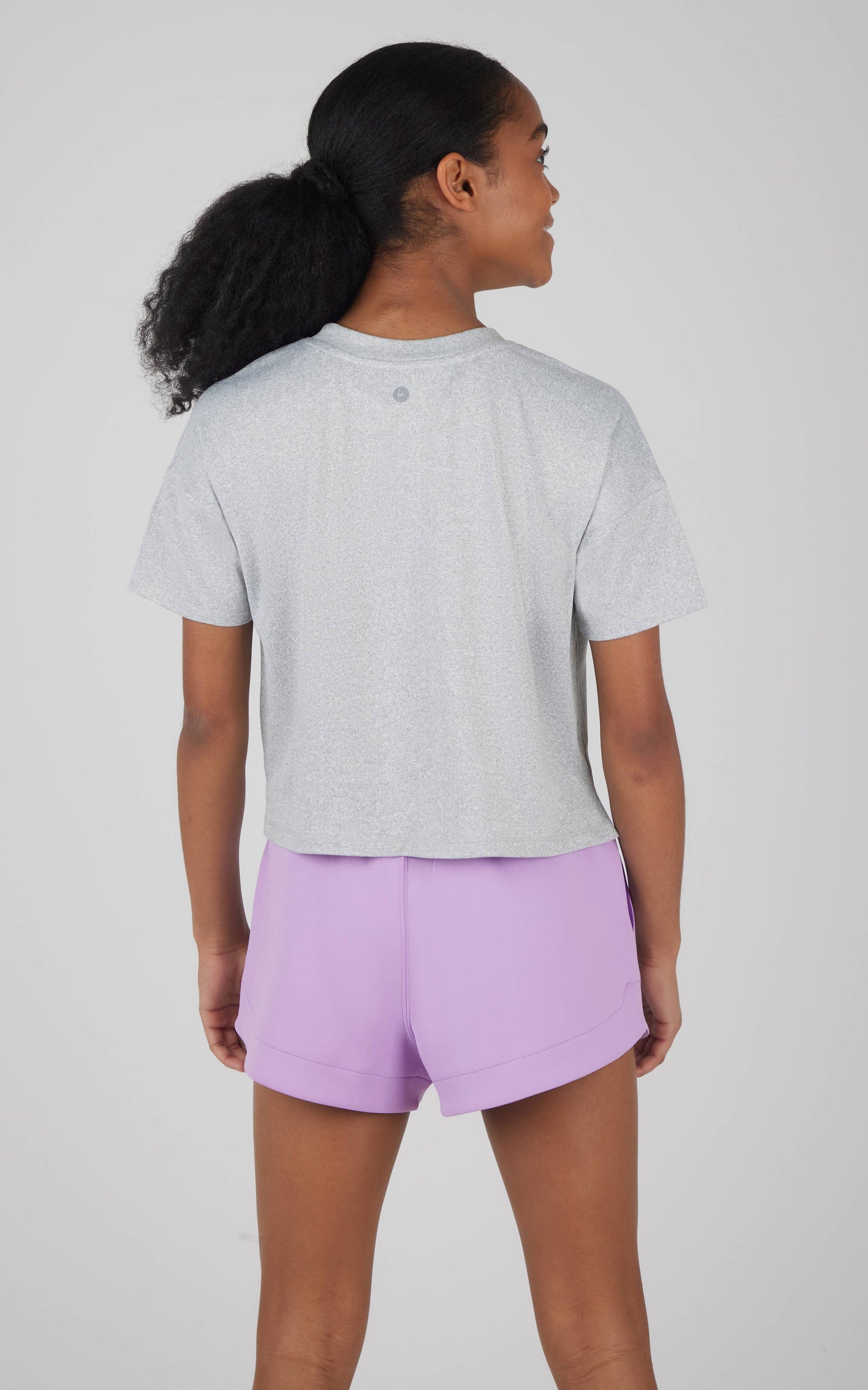 Girls Super Soft Boxy T Shirt and Scuba Short Set