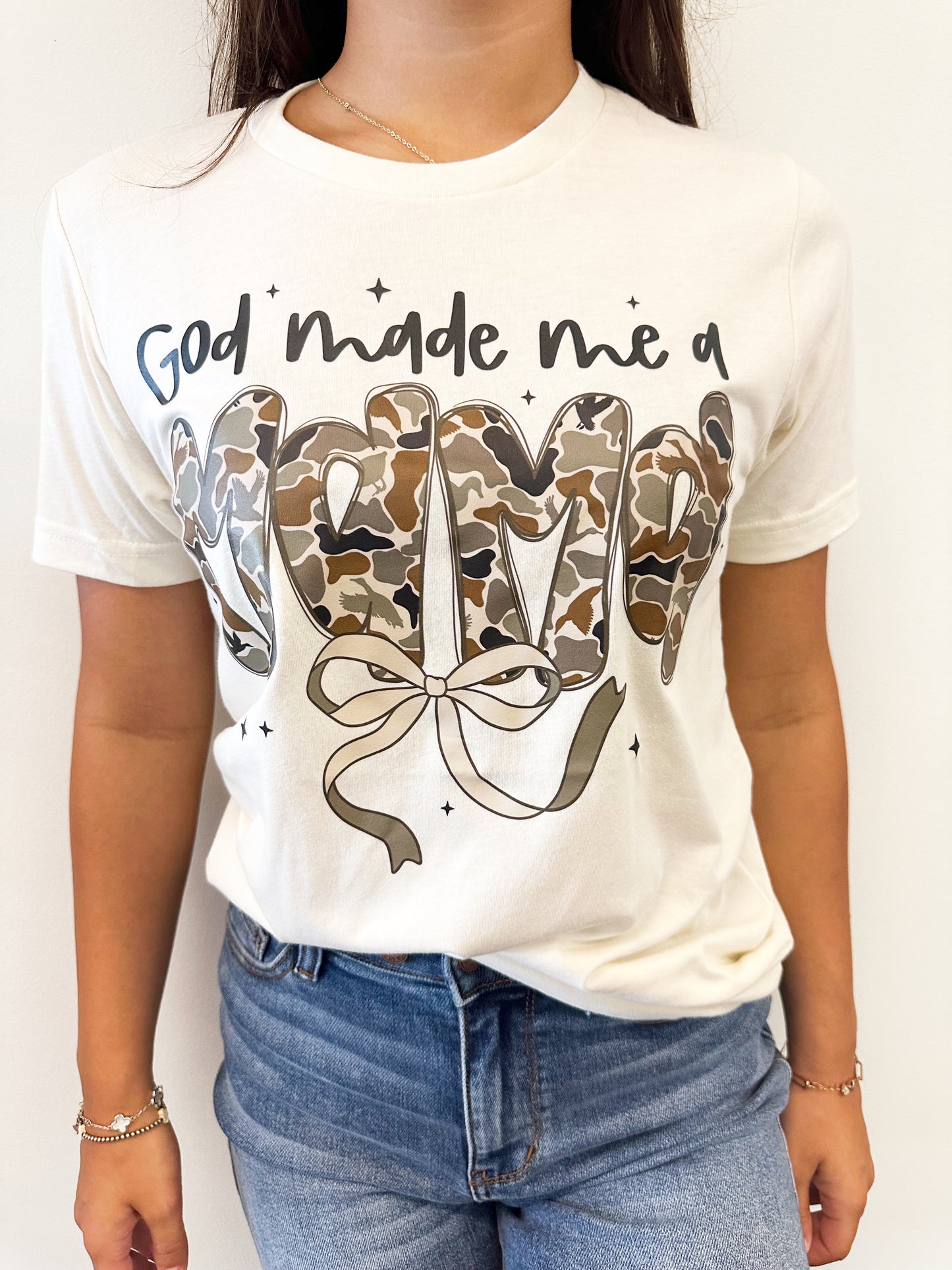 God Made Me A Mama Tee