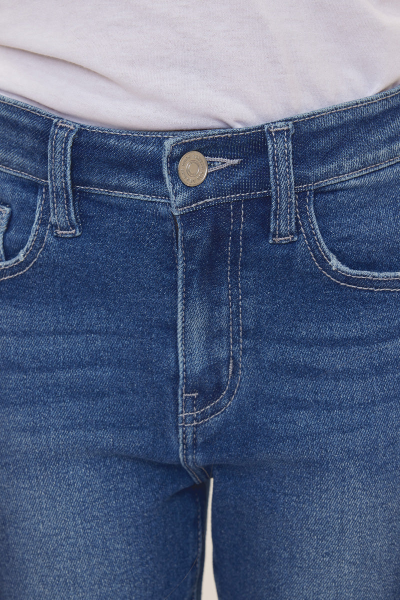 Kancan Girls Junie High Rise Frayed Skinny Jean