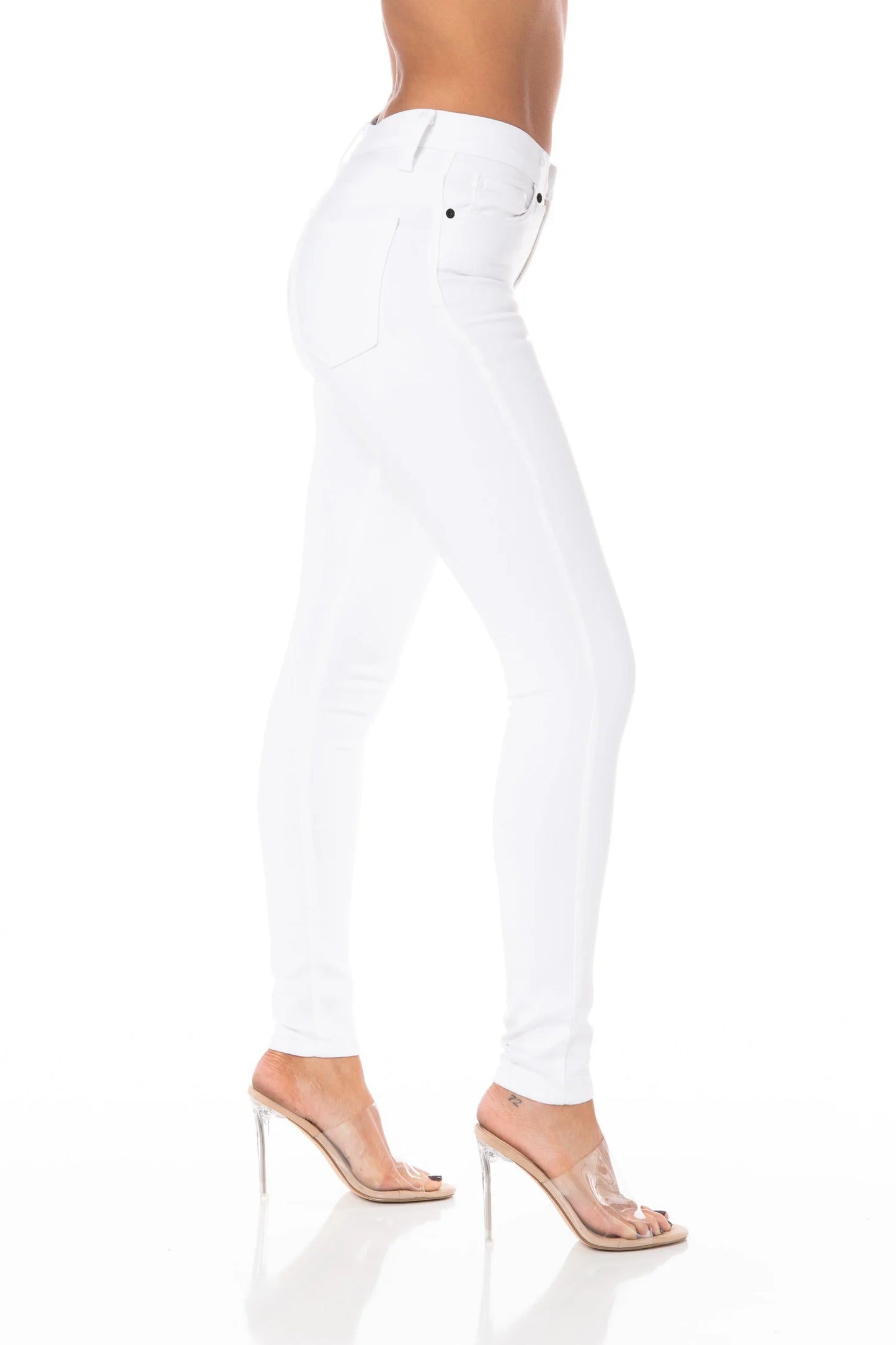 Kancan White Skinny Jeans