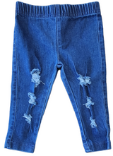 Roxie Slashed Leggings Baby-Dark Denim