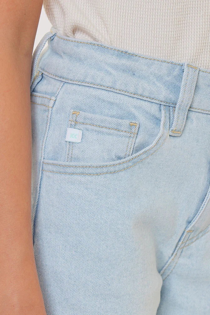 Zendaya High Rise Wide Leg Kid Kancan Jeans