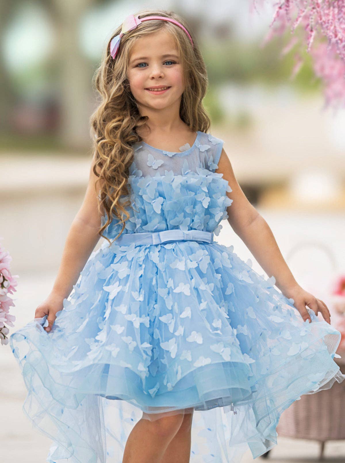 When Dreams Come True Blue Butterfly Tulle Dress