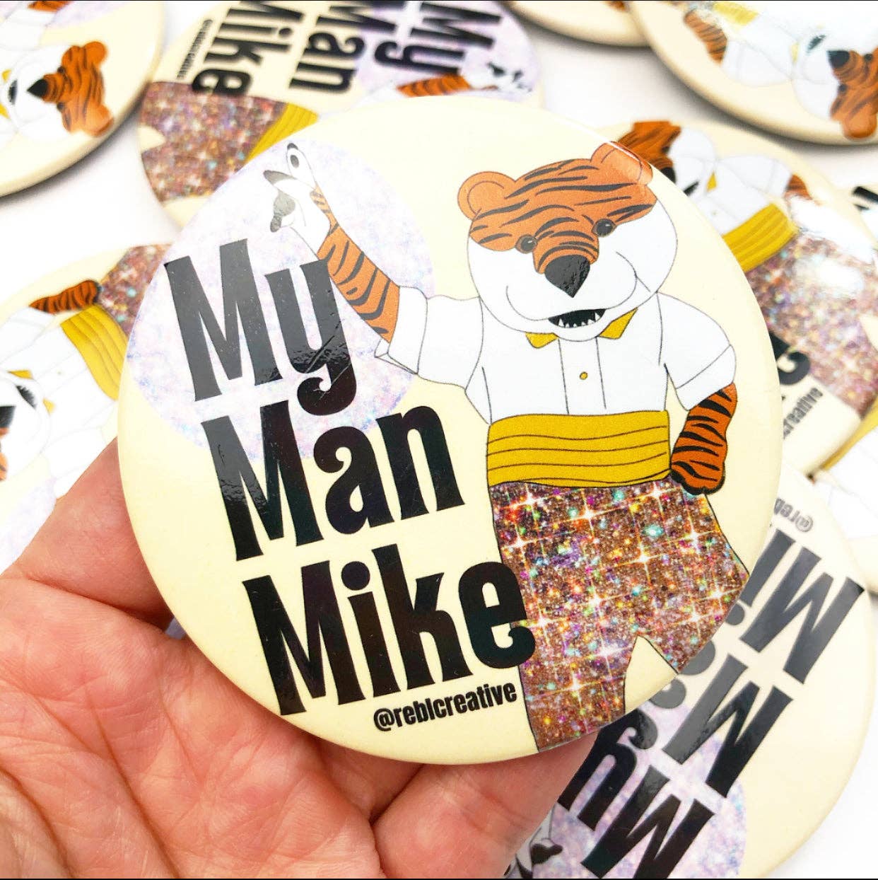 My Man Mike - Game Day Button