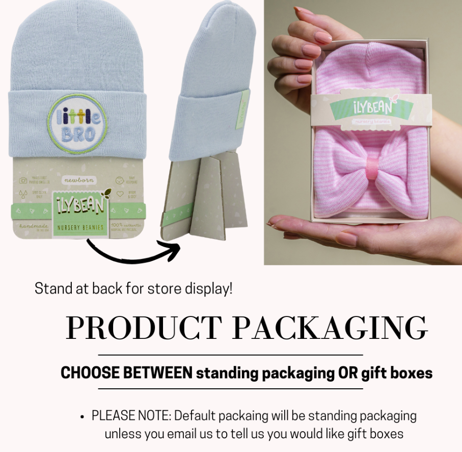 Ilybean Newborn Pink or Beige Lace and Pearl Trimmed Bow Hat