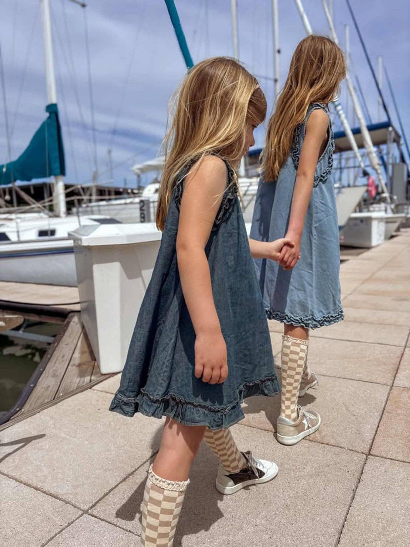 vintage ruffle dress