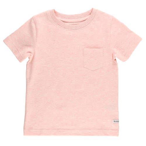 Pale Pink Short Sleeve Pocket Tee