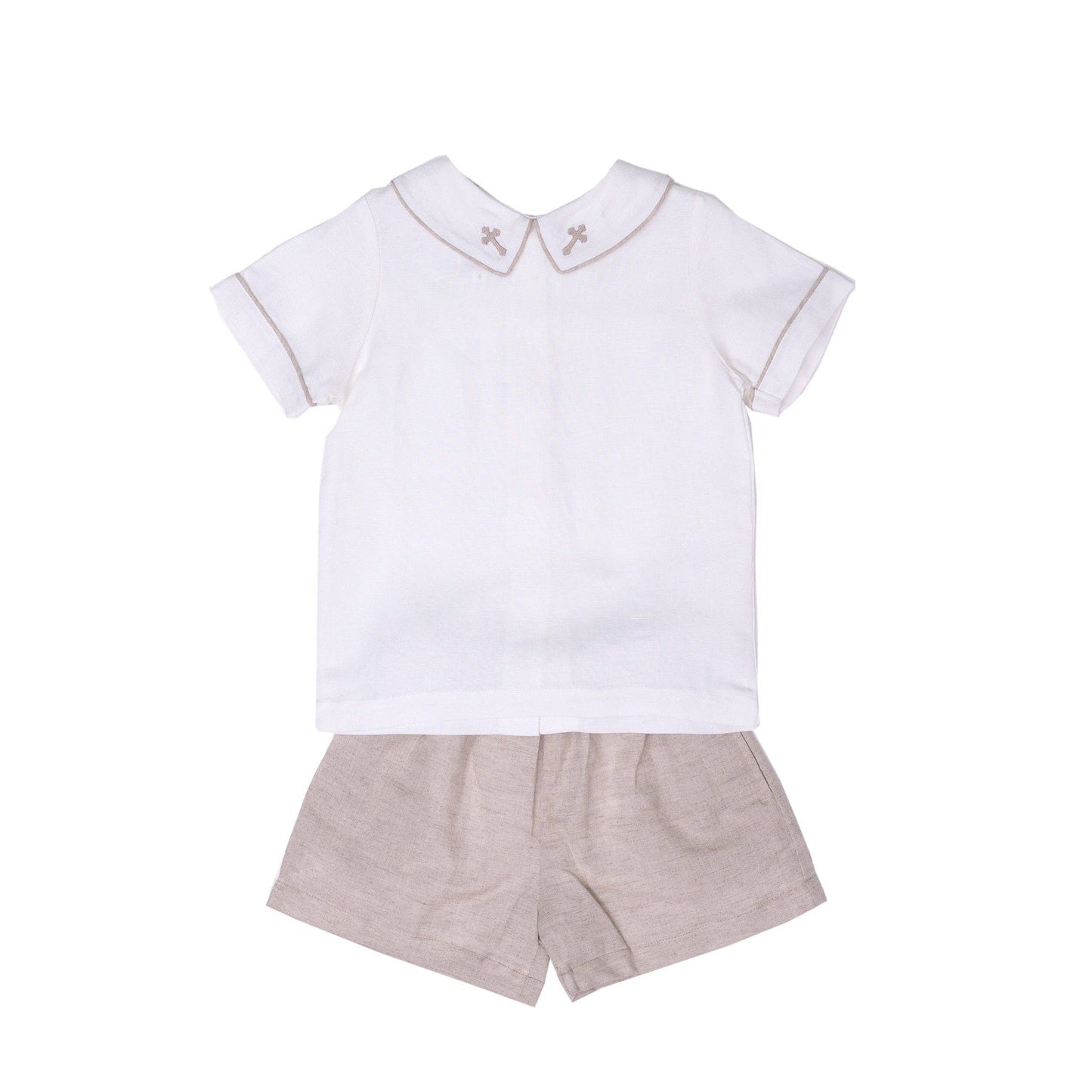 Christian Cross Tan Short Set