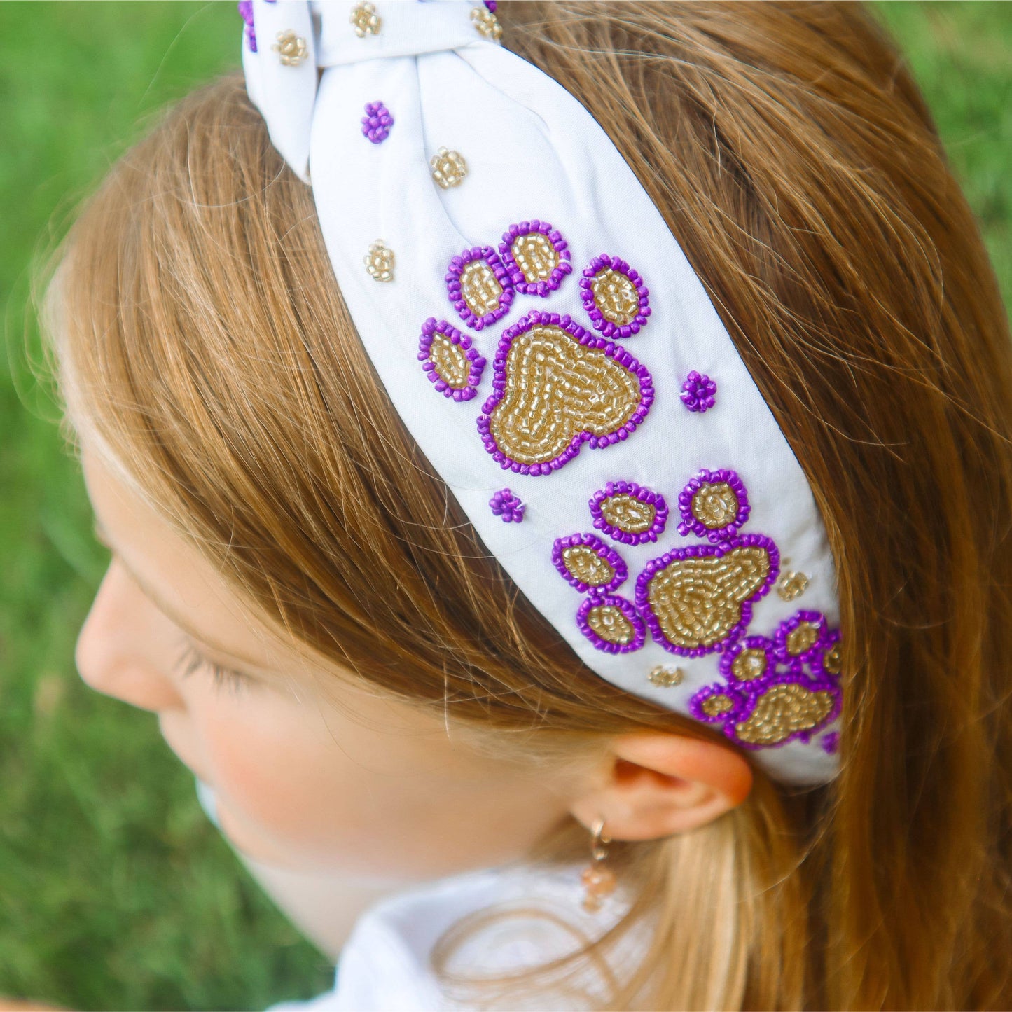 Game Day Beaded Headband