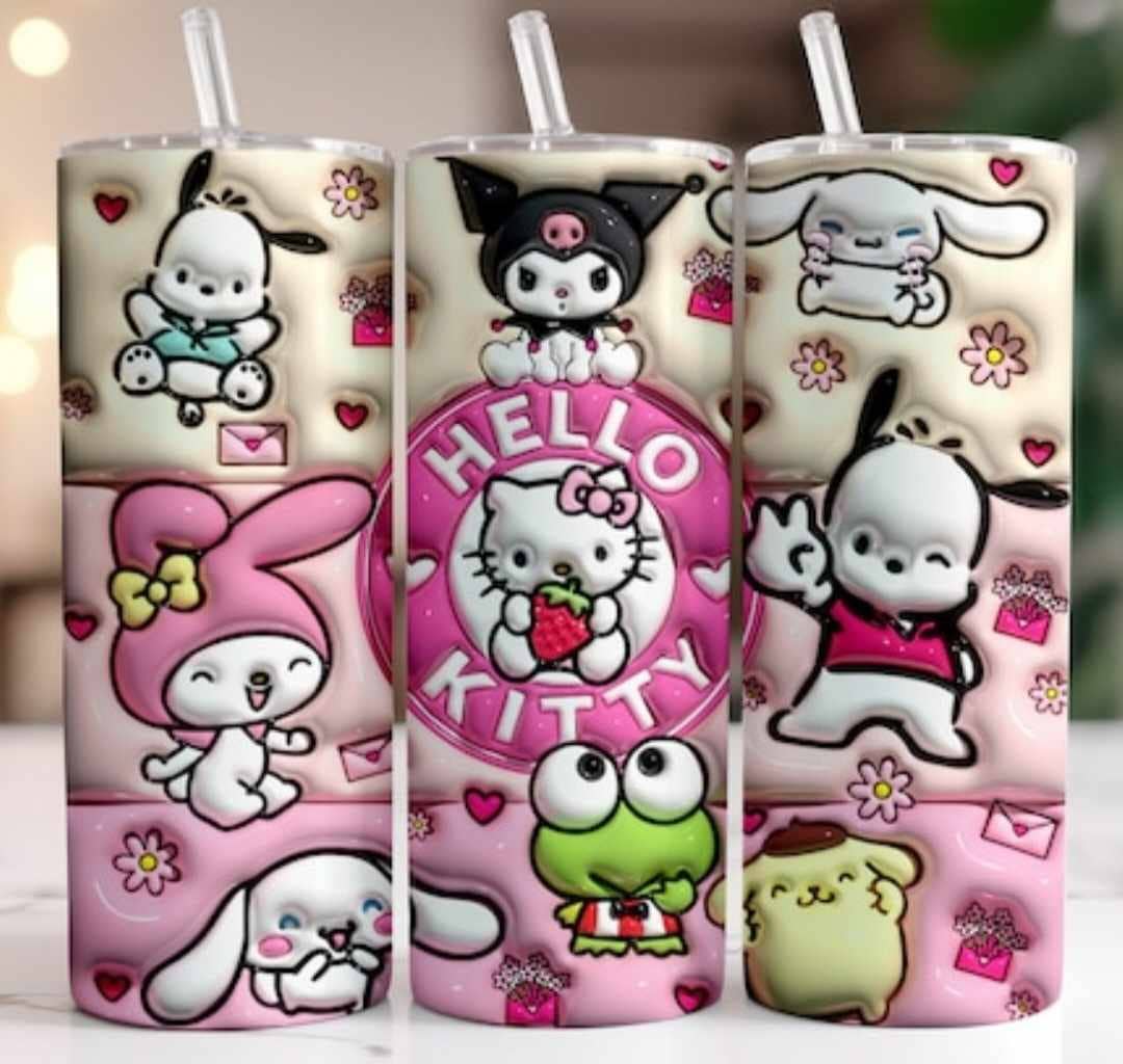 Inflated Hello Kitty Tumbler