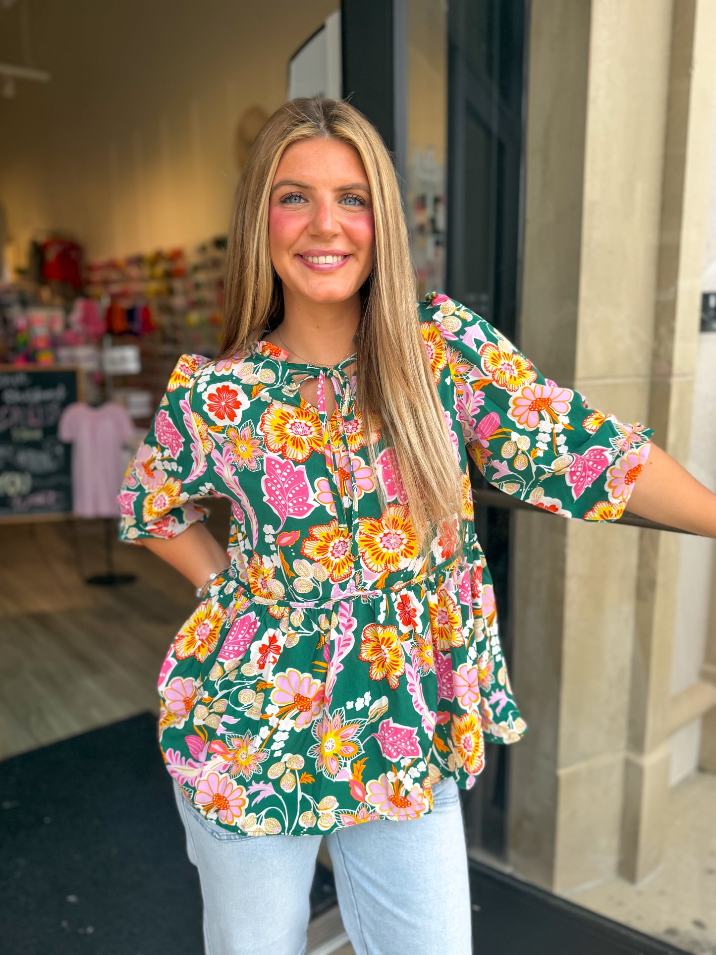 Green Floral
