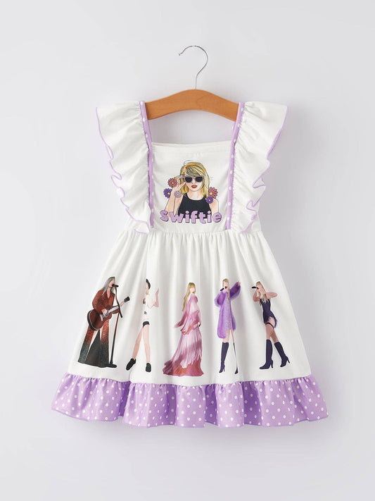 TS Girls Ruffle Sleeveless Dress