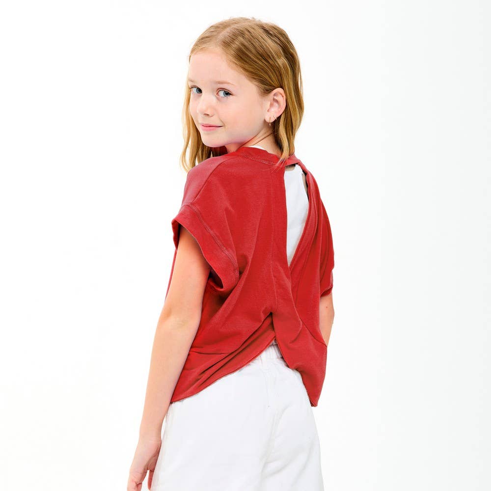 Open Back Fashion Top