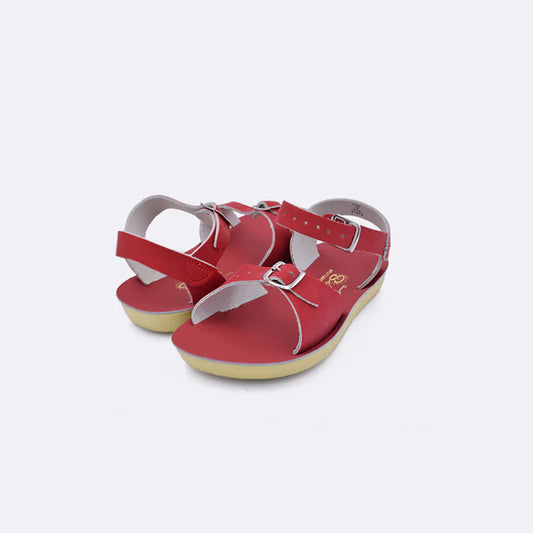 Sun-Sand Saltwater Sandals (red)