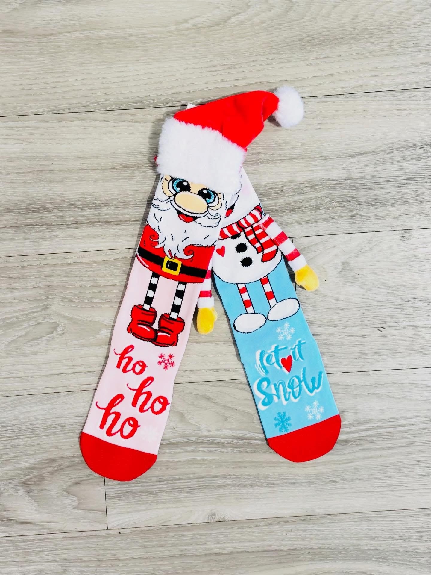 Santa & Snowman Socks-MM