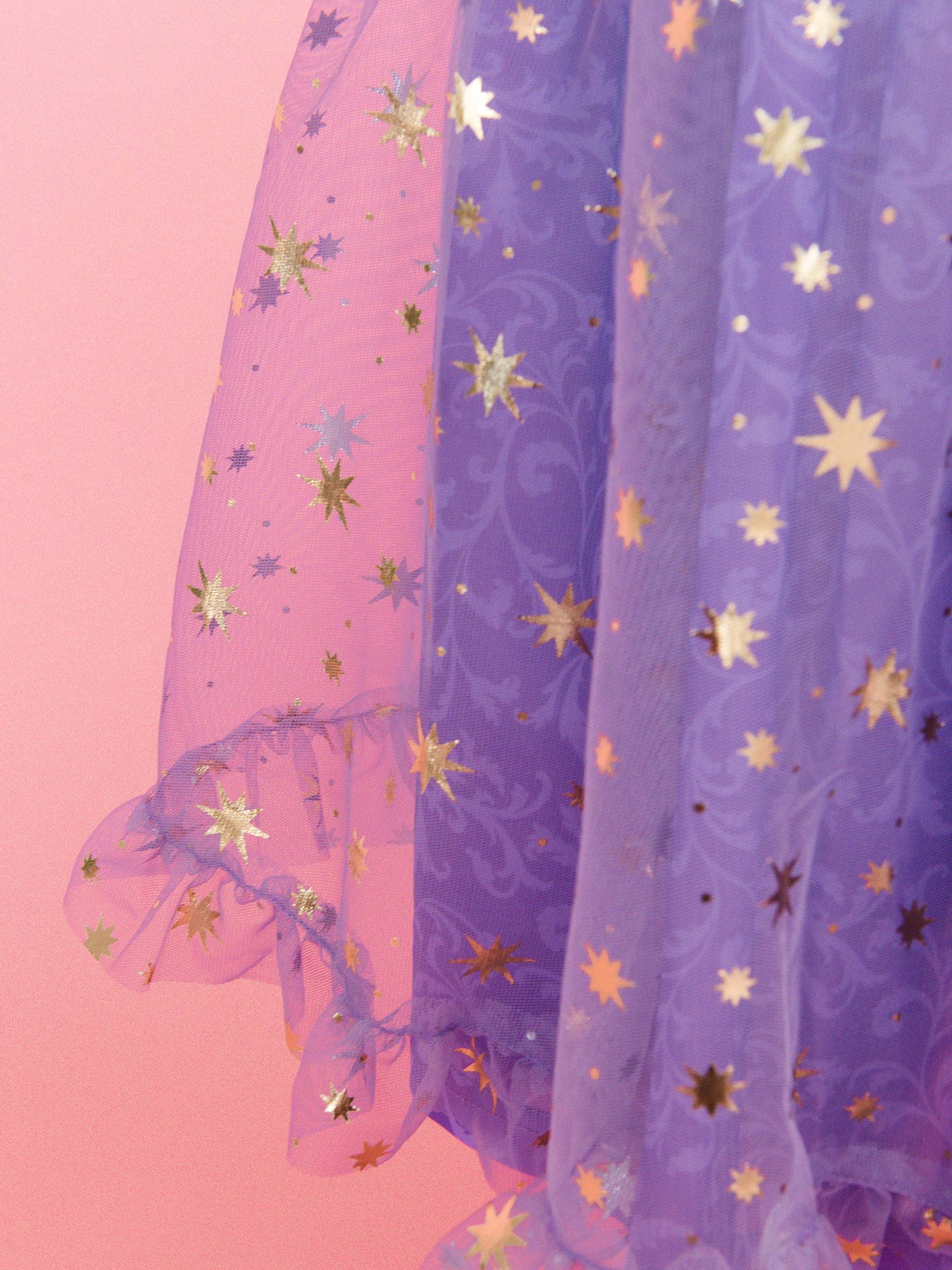 SoftSnooze™ Girls Amethyst Princess Bow Dress-Up Nightgown