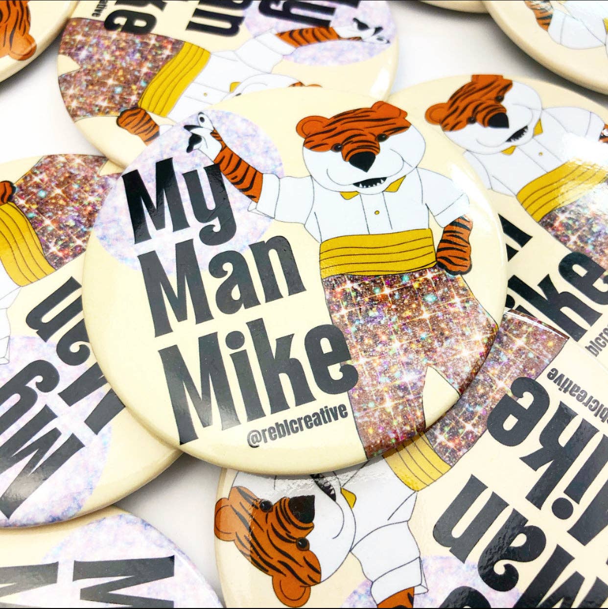 My Man Mike - Game Day Button