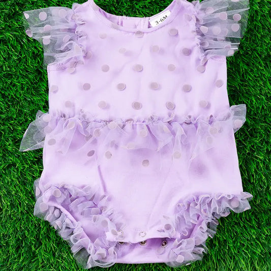 Polka Dot Sheer Onesie