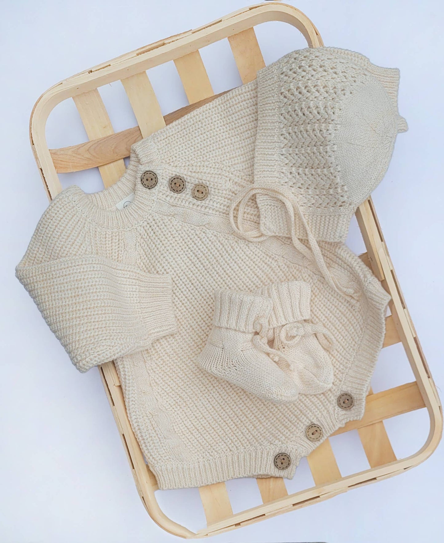 Baby Knit Romper Romper neutral knits Baby clothes Elliot