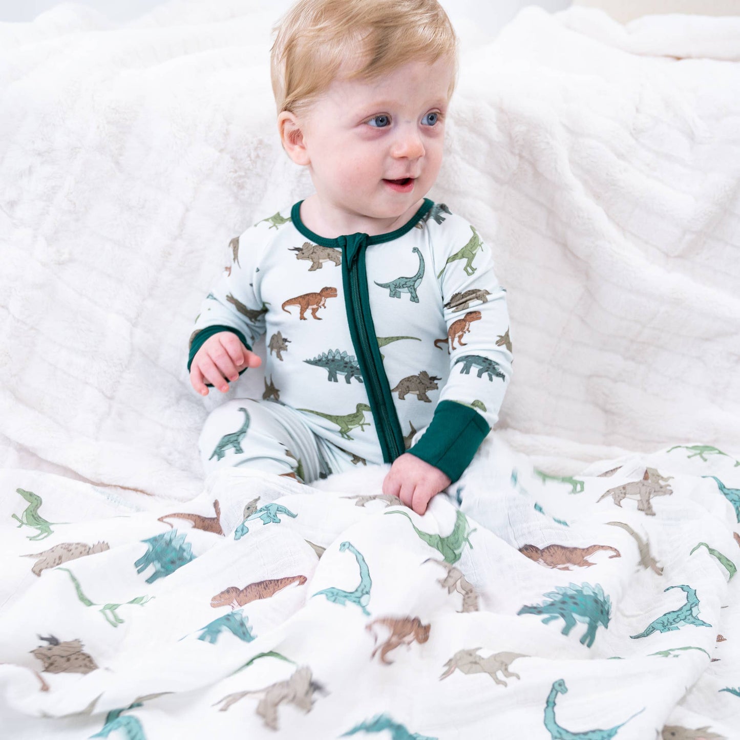 Dinosaur Baby Bamboo Pajamas
