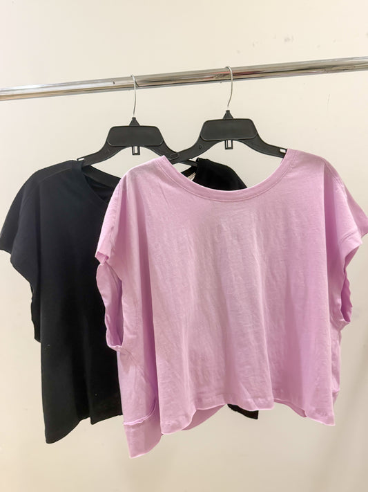 Open back top-black