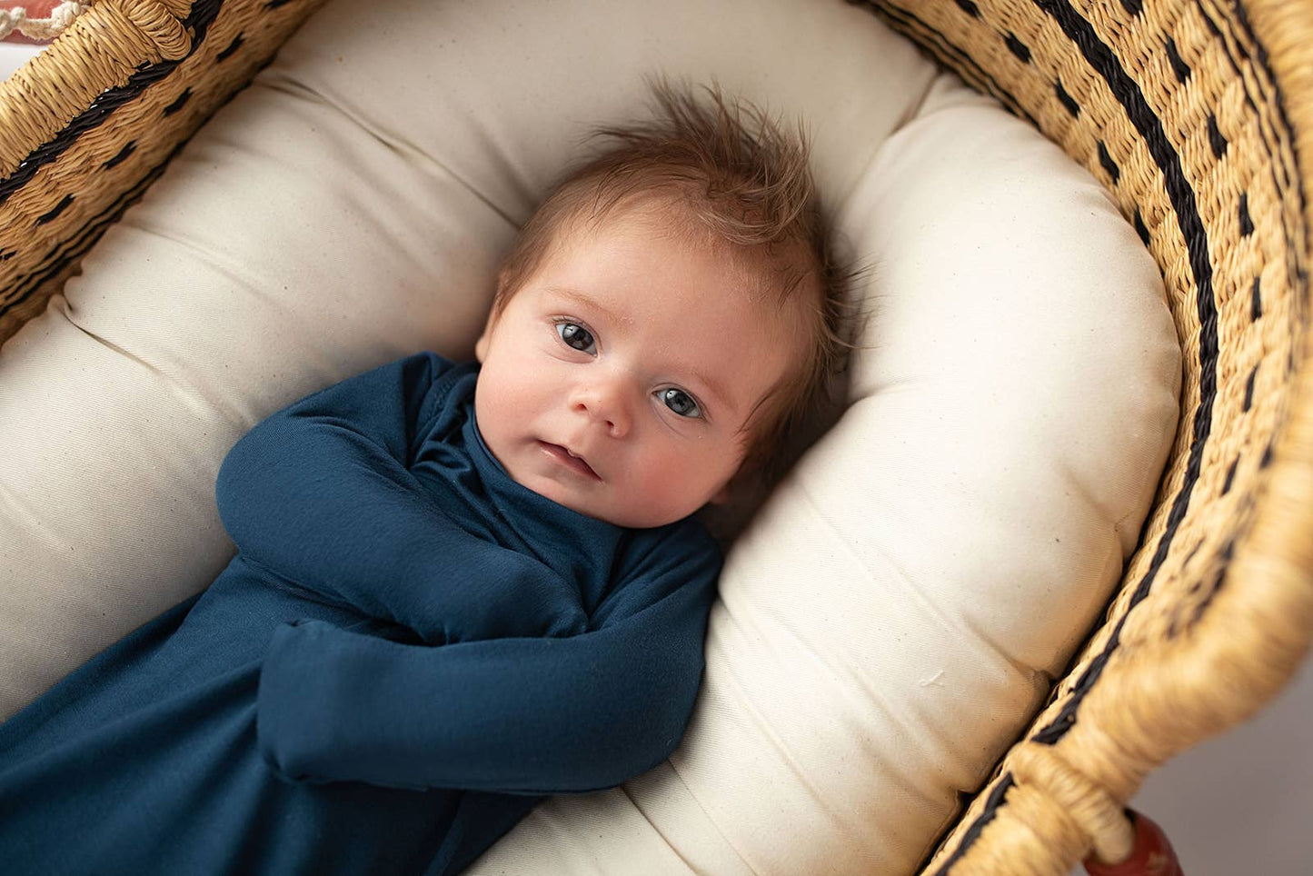 Navy Blue Knotted Gown