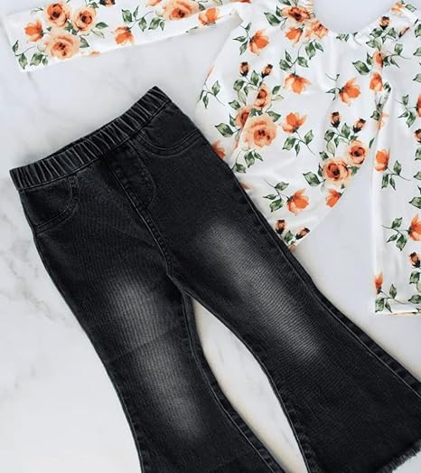 Brooklyn Denim Bell Bottoms - Black Wash